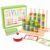 Bafeil Color Stack Challenge Game for Teens & Adults, Wooden Fast-Paced Color Matching Puzzle Board Game with 2 Rotating Racks, 80 Ring, 50 Challenge Cards & Bell, Competitive Brain Teaser Party Game