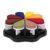 BAFOVY 8 Colors Petal Ink Pad, Stamp Ink Pad Scrapbook DIY Painting Accessory, Removable Petal Shape with Slow Drying for Color Mixing on Paper Wood Clay (Printing + Sponge + Plastic 5)