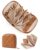 BAGSMART Travel Jewelry Case, Leather Zip for Rings Necklaces