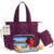 Bagstellar Lunch Tote Bag for Women, 3 in 1 Work Bag with Lunch Compartment