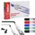 Baile Dry Erase Markers,Low Odor Ink, Black,Chisel Tip,5 Count – Whiteboard, Chisel Tip,Reusable Ink (4-Colors)