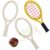 Baker Ross VC241 Tennis Racket Wooden Weaving Kits – Pack of 4, Tennis Racket Weaving Crafts