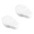 balacoo 200pcs Mango-shaped Cotton Eye Pads Comfortable Dry Eye Care Masks Oval for Household Use