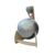 Balance Yoga Ball Chair for Sports Exercise, Stability Ball Seat for Home Office, Ergonomic Fitness Chair for Core Strength & Posture Improvement