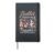 Ballet Dancer Dance Girl Ballerina Ballet Makes Me Happy Hardcover Journal, Black