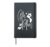 Ballet Dancer Dance Girl Ballerina Oh Pliés Hardcover Journal, Black