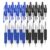 Ballpoint Pens 10 Black 10 Blue Back to School Supply Office – Retractable Bold 1.0 mm Tip, Smooth Quick-Dry Ink, Rubber Grip