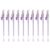 Baluue 10 Pcs Pendant Gel Ink Roller Pen in Lavender Plastic