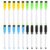 Baluue 40pcs Water-based Whiteboard Marker Pens with Sponge Brush for Plastic Sign and Glass Board, Wipeable and Easy Erasability, for Office and Classroom Use