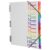 Baluue A4 File Folder Organizer with 12 Layers, Lightweight Pp Binder Dividers with Tabs and Multilayer Classification, Large Capacity Document Organizer for Office and Study, Elegant