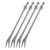 Baluue Aquarium Tweezers with Ergonomic Handles 4pcs Extra Long and Water-Resistant Plastic Material, Multipurpose Planting and Cleaning Tool for Aquatic Plants for Planted Tank Use