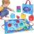 BananMelonBM Montessori Toys for 1 Year Old Fishing Game 1 2 3 4 Year Old Boy Birthday Gift 10 in 1 Cloth Fishing Game Toddler Toys Stacking Cups Sorting Stacking Toys Early Learning Activity Set