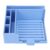 banapoy Sticky Note Stencil and Holder with 5 Style Templates and a 100 Sheet, for Making to Do List, Checklist, Weekly Plan, Reusable 3×3 4×4 Pad Notes Organizer (Blue)