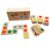 BANGYUA Montessori Pass the Baton Matching Graphic,Cognitive Verbal Skills Development,Shapes