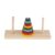 Baoblaze of Wooden Puzzle 10 Rings Geometric Stacker Kids Developmental Toy, 10 Colorful Pieces