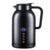 Baoblaze Portable Heating Container Electric Travel Kettle Water Boiler Car Mug With Anti Leak Body Stainless Steel Interior Suitable for road trips daily, 1300ML Glossy Black Car/Home Use 12V/24V