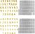 BAOFALI 2PCS Hot Foil Plate,Morden Script Alphabet Letter Numbers Metal Foil Plate Dies for Card Making Paper Crafts Embossing Scrapbooking Arts Crafts Scrapbooking Supplies