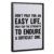 BAOGELI Don’t Pray For An Easy Life Poster Motivational Quotes