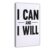 BAOGELI I Can And I Will Poster Motivational Quotes