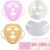 Baoton 2Pcs 3D Moisturizing Face Mask for Prevent Evaporation, 200Sheets Face Neck Disposable Plastic Mask Paper Reusable Silicone Facial Mask Wrapped Cover Sheet Mask Patch Film for DIY Spa Skincare