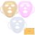 Baoton 3Pack 3D Moisturizing Face Mask for Prevent Evaporation, Reusable Silicone Thin and Thick Facial Mask Wrapped Cover Sheet Mask Patch Film for DIY Spa Skincare