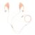 BaotyJie Cosplay Headphones in Ear Earbuds Headset Earphones with Ear Style and Silicone Retractable Cable Wired 3.5mm Or Type C Suitable for Girls