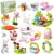BAOXUE Easter Basket Stuffers, 12 in 1 Easter Bunny Animal Toy Building Set, Easter Gifts for Kids, Teen Easter Basket Stuffers for Boys Girls, Prefilled Easter Eggs for Building Blocks