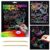 BAOXUE Rainbow Scratch Paper Art Set – Scratch Coloring Book for Kids Ages 4-8, Christmas Crafts, Stocking Stuffers