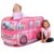 Barbie Coastal Cowgirl Camper Pop-Up Play Tent for Kids – Indoor Playhouse with Roll-Up Door & Roof Openings – Easy Setup, Folds Flat for Storage – Safe for Toddlers & Kids Ages 3+