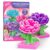 Barbie™ Crystal Growing Kit for Kids – Color & Grow 3 Flower Crystals for Kids in Minutes, Science Kit Ages 8–12, Crystal Making Experiment, STEM Activity Set for Girls, Craft Activity