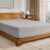 Bare Home Flannel Fitted Bottom Sheet 100% Cotton (Twin, Light Grey)