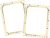 BARKER CREEK Designer Computer Paper 100 Sheet Set, Gold, Decorative Paper, Stationery, 8.5″ x 11″, 100 sheets, Home, School, and Office Supplies (3624)