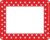 Barker Creek Name Badges & Self-Adhesive Labels, Red & White Dots, Multi-Purpose Name Tags, Gift Tags, Labels, and More! 3.5″ x 2.75″, 45 per Pkg, Home, School and Office Supplies (1502)