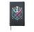 Baseball Drip 7th Birthday Boys Number 7 Youth 7 Year Old Hardcover Journal, Black