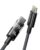 Baseus USB C Cable, 100W 5A Fast Charging USB C Charger Cable with LED Display, Zinc Alloy Nylon Braided USB C to USB C Cable for iPhone 16/Pro/Plus/Pro Max, MacBook, iPad Pro, Galaxy S24/S23 (3.3ft)