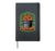 Basketball Bucket St. Patrick’s Day Lucky Shamrocks Hardcover Journal, Black