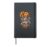 Basketball Player Skeleton Halloween Costume Boys Kids Hardcover Journal, Black