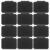 Basket Labels Clip On 36Pcs Clip-on Basket Labels Matte Black Dry Erase Chalkboard Tags for Pantry Storage