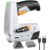 BATAVIA Electric Staple Gun, 2-in-1 Cordless T50 Stapler & Brad Nailer with 2000PCS Staples and Nails, 2000mAh Battery Powered, 4V Electric Stapler for Upholstery, Wood, DIY, Home Improvement