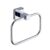 Bathroom Towel Holder, Stainless Steel Wall-Mounted Round Towel Rings,Towel Rack,Chrome Bathroom Accessories