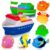 Bath Toys for Kids Ages 1-3 – Christmas Stocking Stuffers – Birthday Gifts for 1 2 3 Year Old Boys Girls Mold Free Bath Toy – Toddler Pool Bathtub Water Table Toys for Babies 6-12 Months Toy Boats