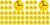 Batiyeer 24 Pcs Teaching Clock Kit for Kids to Tell Time 4”,Yellow (Pack of 2)