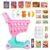 Battat Play Circle Toy, Shopping Day Grocery Cart, (Pink), Pretend Play