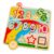 Battat Wooden Number and Shapes Puzzle, Puzzle n Learn Garden, Wood Toys