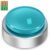 BATVOX Large Talking Button Clock, Talking Alarm Clock with Volume Control, Telling Time and Day of the Week, Alarm, Gift Clock for Mother,Father,Seniors,Elderly,Blind People (Silver&Blue)
