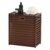 Baveke Tilt Out Laundry Hamper with Shelf- Bamboo Laundry Basket, Brown