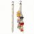 Bawiked Plush Doll Hanging Storage Rope Display Rack with 8 Clips – Wall Hanging Organizer for Keychain Plushies, Mini Toys– Holds up to 3kg (2 PCS Rainbow 6)