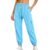 bawilom Women’s Cargo Jogger Pants Drawstring Pockets Casual Light Blue