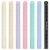 BAYTORY 7 Pcs Aluminum Rulers, 30cm & 12inch Multicolor Metal Ruler