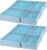Bazasa Dresser Drawer Organizer 8 Pack Clothes Underwear Sock Storage Dark Gray Drawer Dividers Blue Foldable Closet Organizer Storage Box Dresser Drawer Organizers